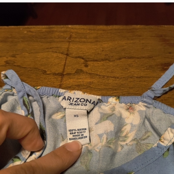 Arizona jean co woman's xs strappy skort romper - Picture 2 of 3